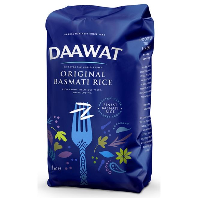Daawat Original Traditioneller Duftender Basmatireis