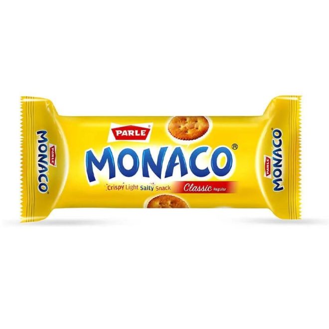 Parle Monaco Classic Biscuits (Knusprige, leichte, salzige Kekse)