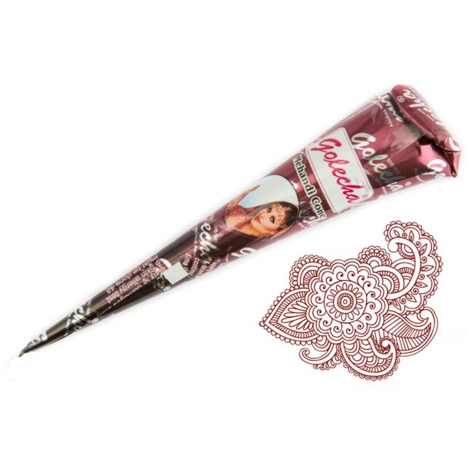 Golecha 100% Natural Henna Kegel (No Mix, No PPD) Rot-Braun