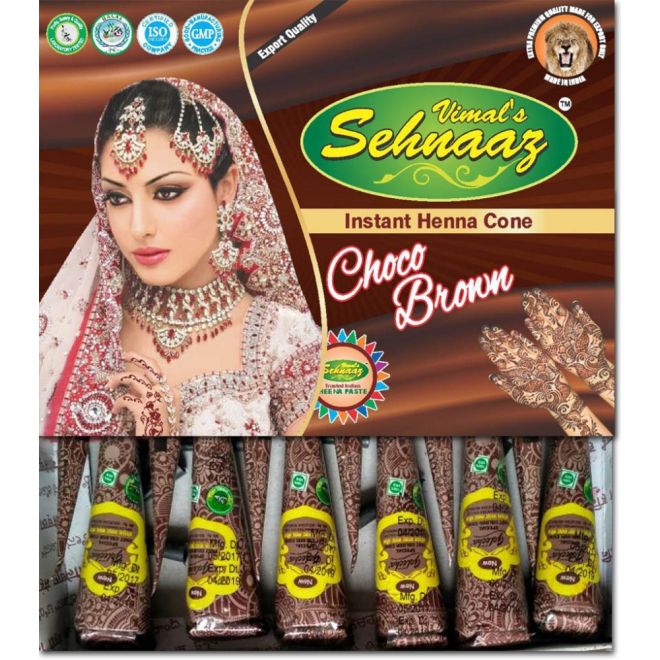 Golecha Special Magic Henna Kegel - Choco Brown (Schokobraun)