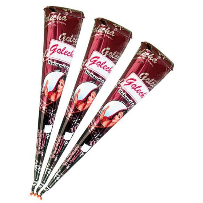 Golecha 100% Natural Henna Kegel (No Mix, No PPD) Rot-Braun