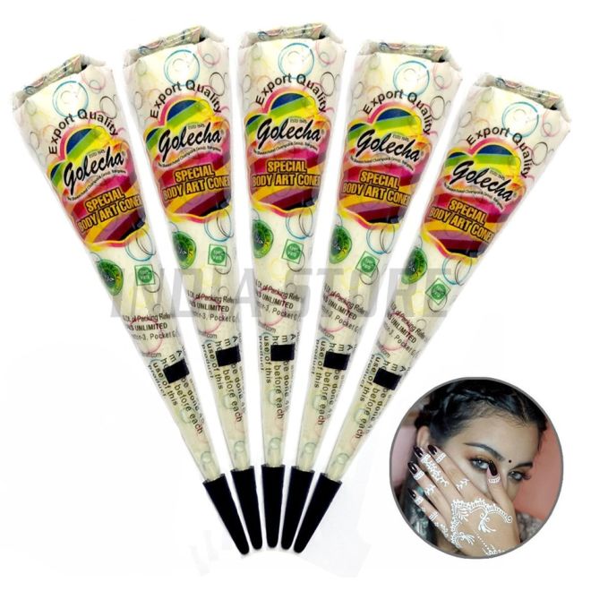 Golecha Body Paint-Color - Cones (White)