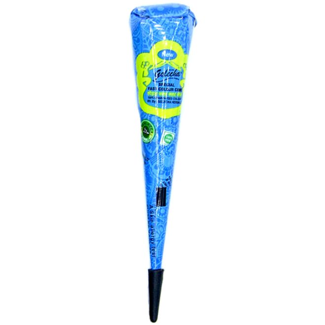 Golecha Special Magic Henna Cones - Clinically tested, No PPD (Blue)