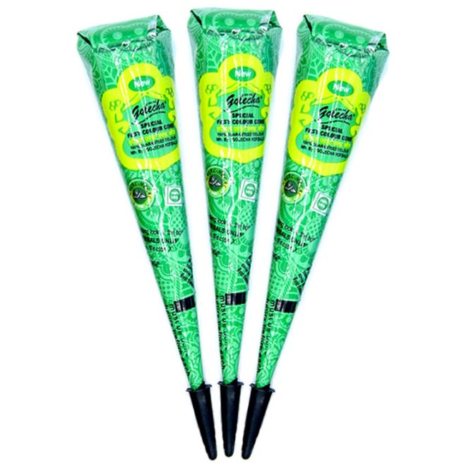Golecha Special Magic Henna Cones - Clinically tested, No PPD (Green)