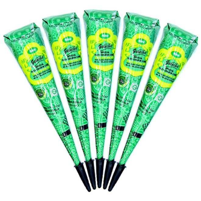 Golecha Special Magic Henna Cones - Clinically tested, No PPD (Green)