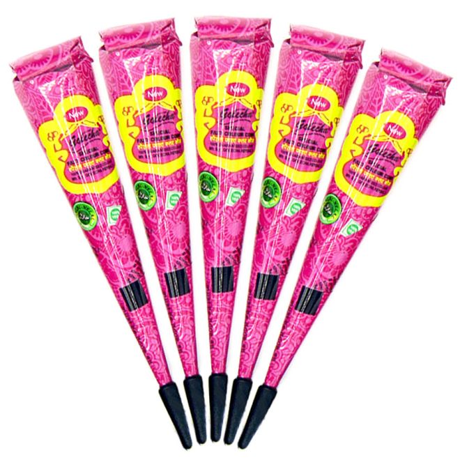 Golecha Special Magic Henna Cones - Clinically tested, No PPD (Pink)