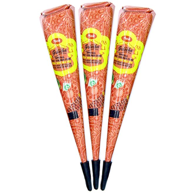 Golecha Special Magic Henna Kegel - klinisch getestet, No PPD (Orange)