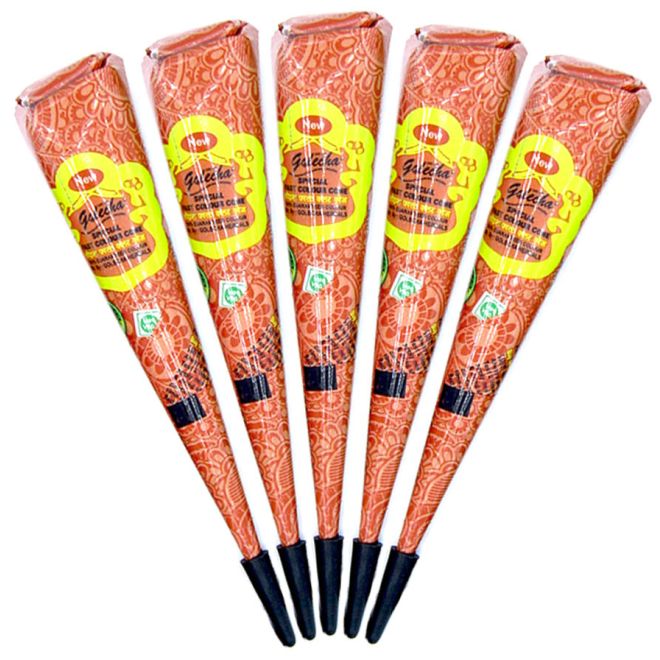 Golecha Special Magic Henna Kegel - klinisch getestet, No PPD (Orange)