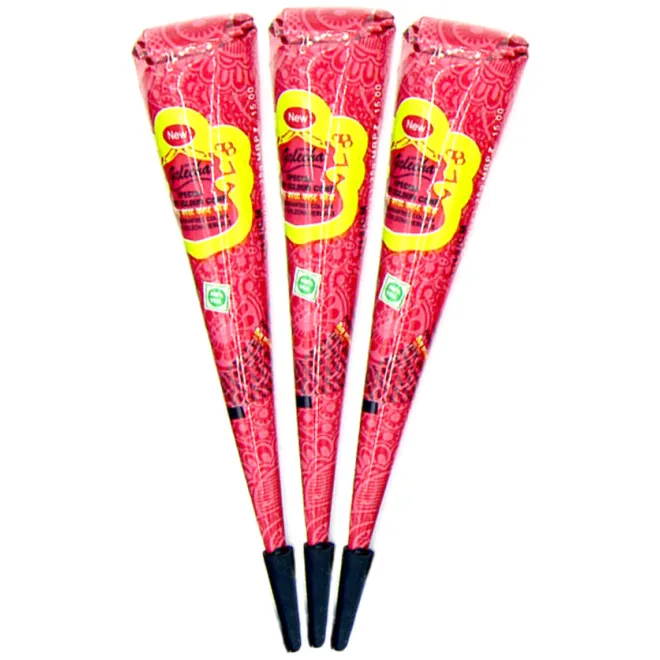 Golecha Special Magic Henna Cones - Clinically tested, No PPD (Red)