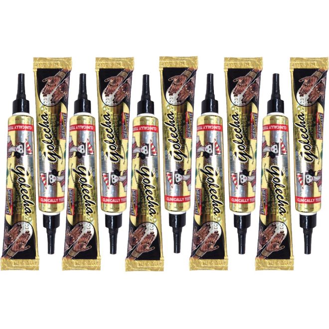 Golecha Henna-Tattoo Tubes - Clinically tested, No PPD (Black)