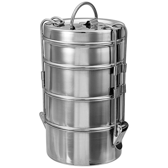 Tiffin, Stainless Steel (Multi-tiered lunch box)