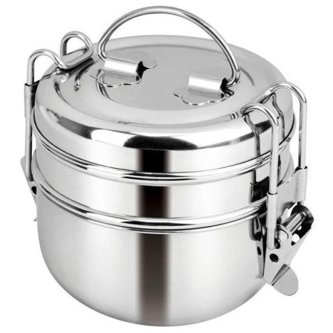Tiffin, Stainless Steel (Multi-tiered lunch box)