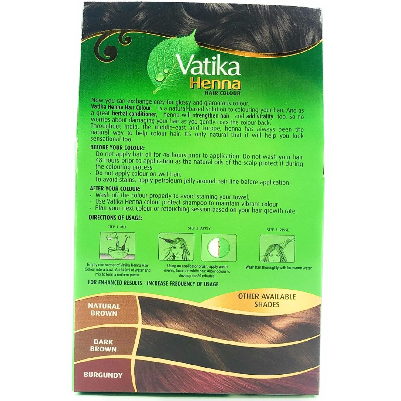 Haarfärbepulver Henna Plus – Kastanie, 100% Natürlich, Für Dunkelblondes Bis Schwarzes Haar