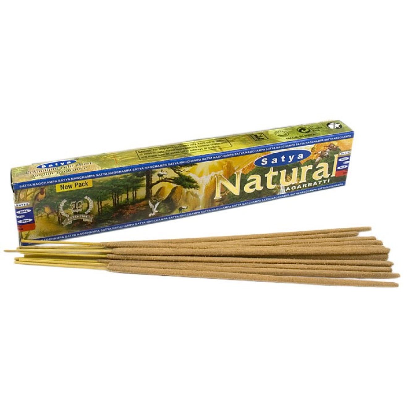 Satya Räucherstäbchen Premium-Set – 12 Packungen, 144 Stäbchen, Handgerollt
