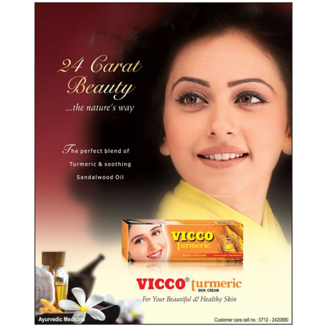 Vicco Turmeric - Ayurvedische Haut-Creme mit Sandelholzöl