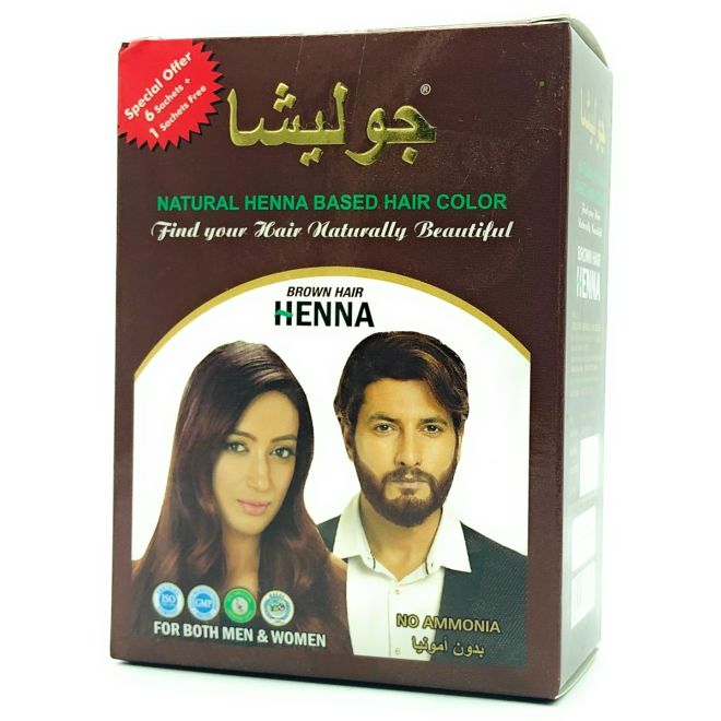 Golecha Natural Henna Hair Color - Brown (5x10g)