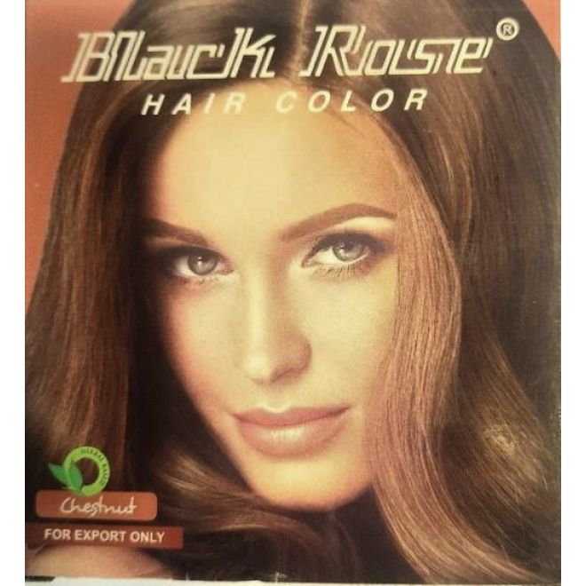 Black Rose Hair Color - Chestnut (Haarfarbpulver) 50g