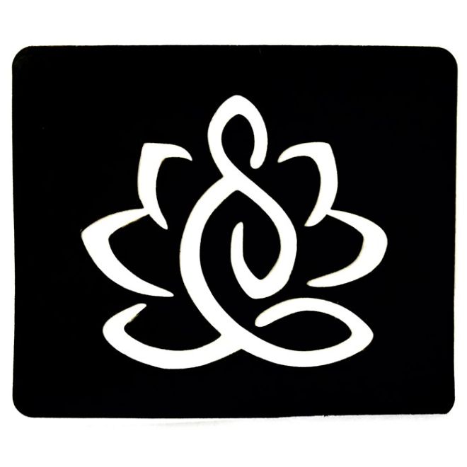 Tattoo Schablone, selbstklebend & wiederverwendbar (6x5cm)