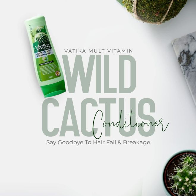 Vatika Wild Cactus Conditioner (Anti Breakage Conditioner) 200ml