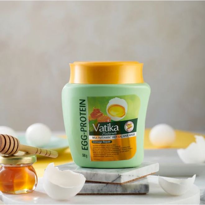 Vatika Egg-Protein Multivitamin+ Hot Oil Hair Mask (Damage Repair) 500g