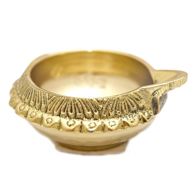 Brass Kuber Diwali Puja Diya (Messing Öllampe)