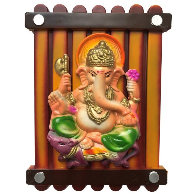 Ganesha hanging picture (32x24x4cm)