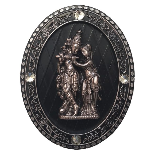 Radha Krishna hanging picture (26x20x3cm)