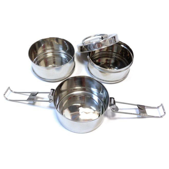 Tiffin, Stainless Steel (Multi-tiered lunch box)