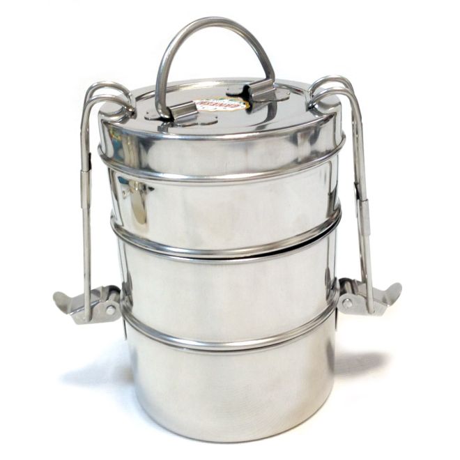 Tiffin, Stainless Steel (Multi-tiered lunch box)