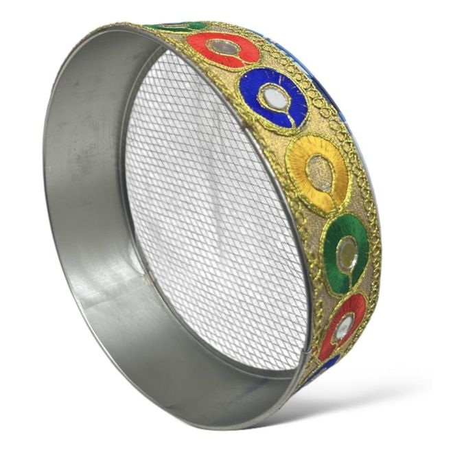 Karwa Chauth Decorated Chalni (Chandni Sieve)