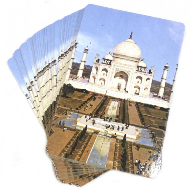 Playing Cards (Taj Mahal) 54 Cards with 52 Depictions