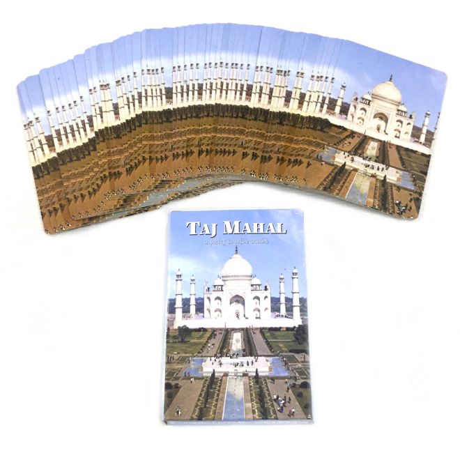 Playing Cards (Taj Mahal) 54 Cards with 52 Depictions