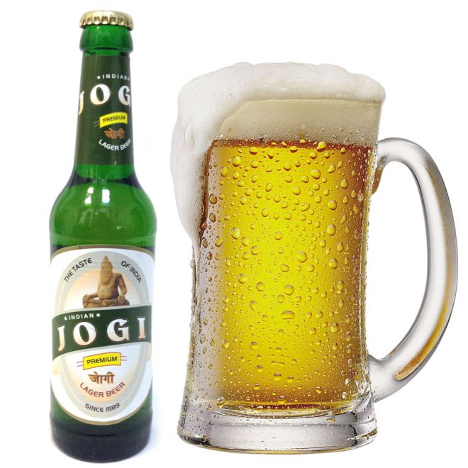 Indisches Jogi Premium Lager Bier - 4,8% Alk. / 330 ml