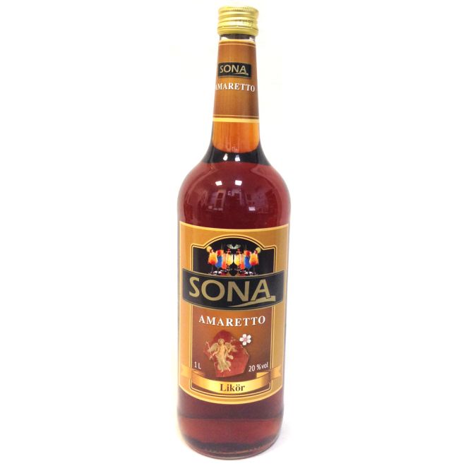 Sona Amaretto Likör (20% Alkohol) 1L