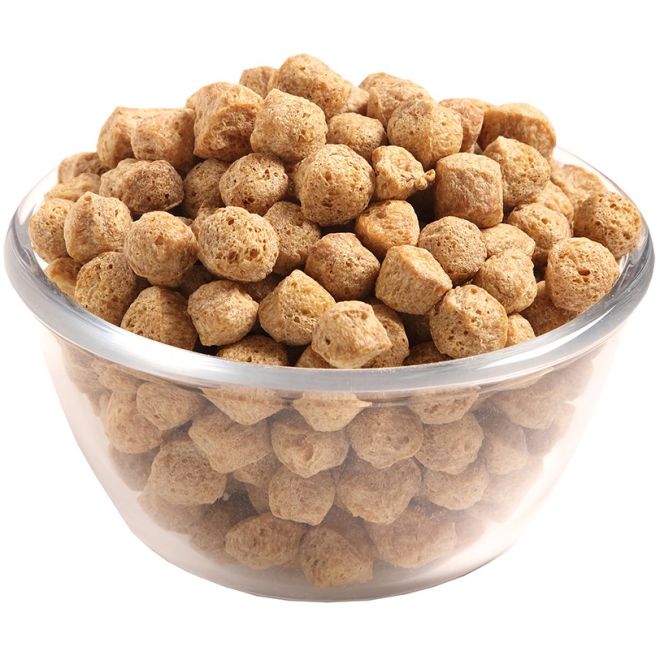 TRS Soya Chunks, सोयाबीन वडी (Fleischersatz, Sojabohnen)