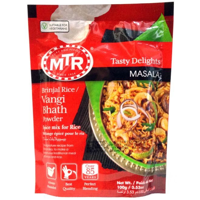 MTR Vangi Bhath Powder (Spice Mix for Rice) 100g