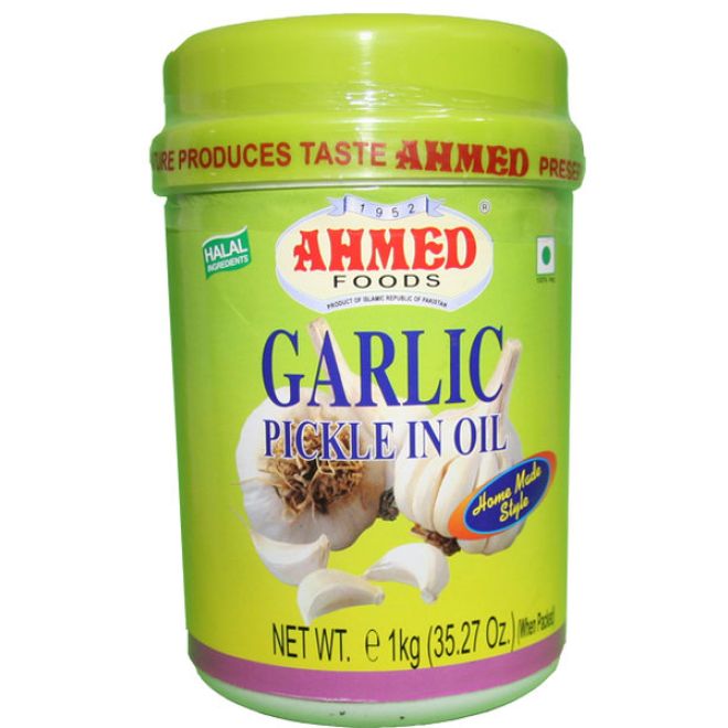 Ahmed Garlic Pickle in Oil (Beilage aus Knoblauch) 1kg