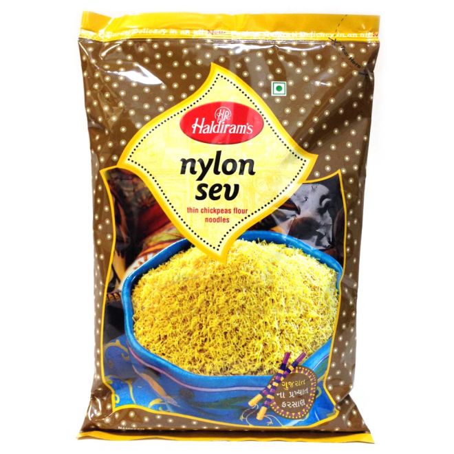 Haldiram Nylon Sev (Dünne Nudeln aus Kichererbsenmehl) 200g