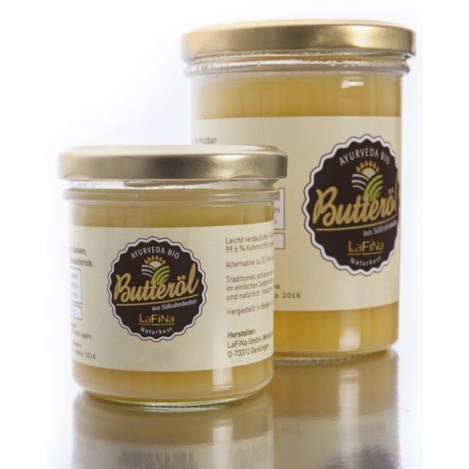 LaFiNa 100% Ayurvedisches Bio-Butteröl (Ghee) ein altbewährtes Lebenselixier