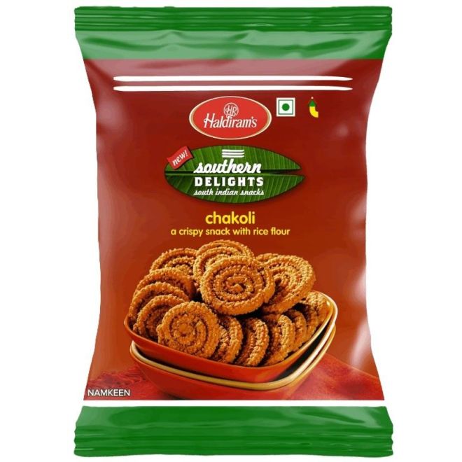 Haldiram Chakoli (Knuspriger Snack mit Reismehl) 200g