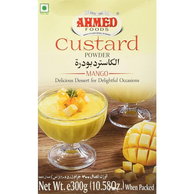 Ahmed Custard Powder (Mangopuddingpulver) 300g