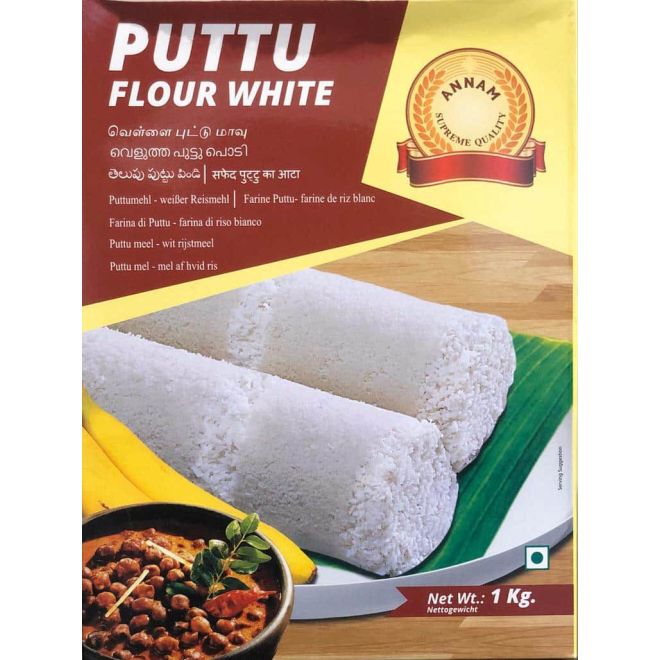 Annam White Puttu Rice Flour - 1Kg