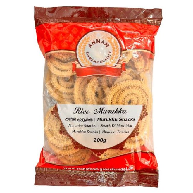 Annam Rice Murukku Snack (Reismehlkreise) 200g