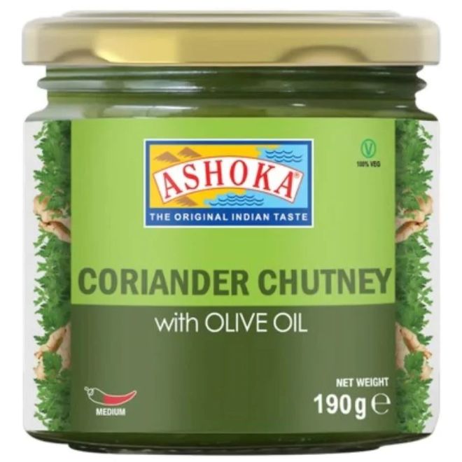 Ashoka Coriander Chutney (Koriandersoße mit Olivenöl) 250g
