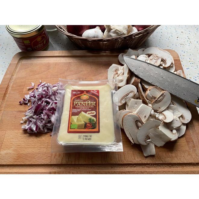 Bio Ayurveda Indian Paneer, पनीर (Indische Rahmkäse) 200g