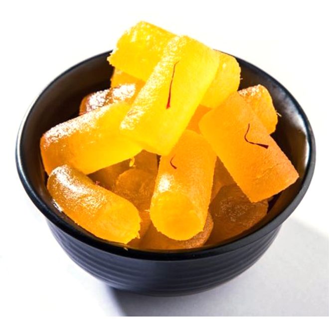 Bikano Kesar Angoori Petha (Soft and Sweet Candy of Ash Gourd with Saffron) 300g