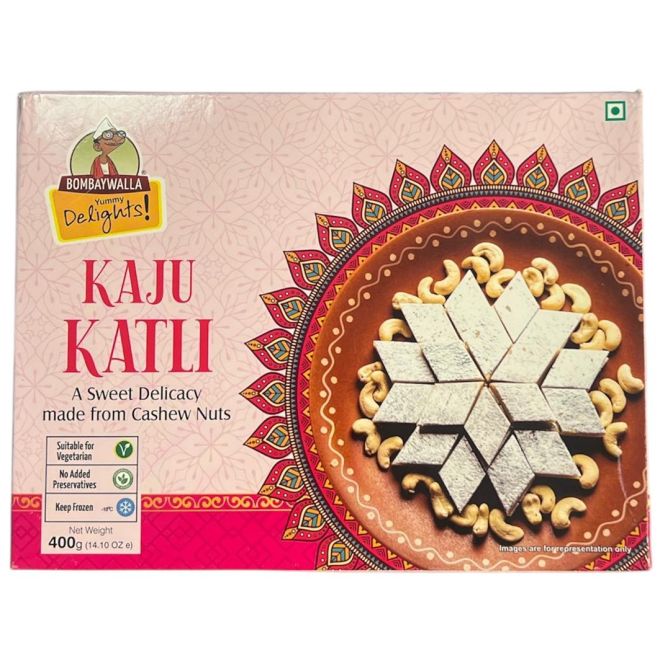 Bombay Walla Kaju Katli (Süsse Köstlichkeit aus Cashewnüssen ) 400g