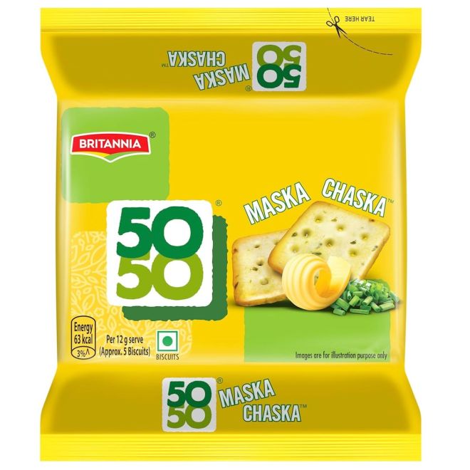 Britannia 50 50 Maska Chaska Crackers