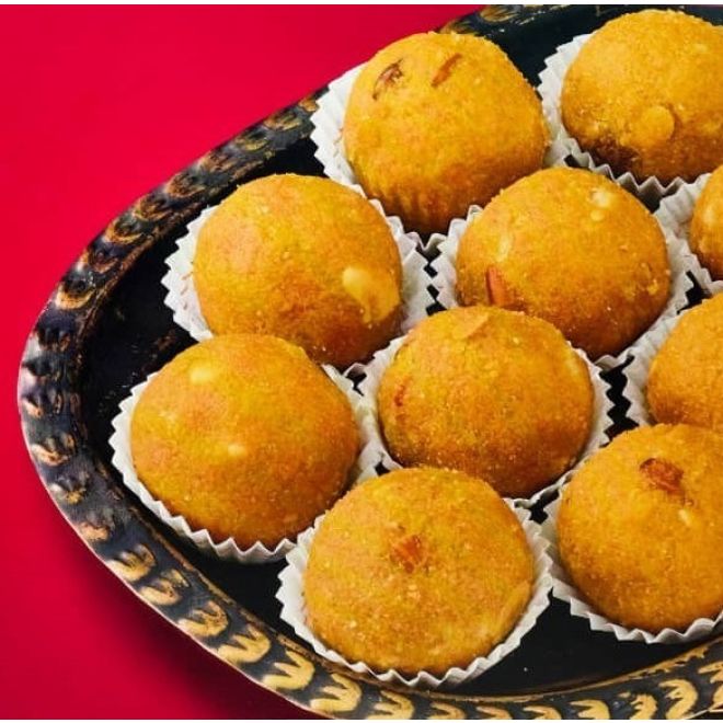 Haldiram Besan Ladoos in Pure Desi Ghee (original & fresh sweet) 400g