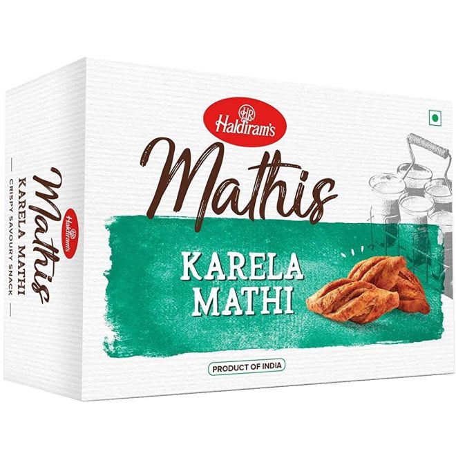 Haldiram Karela Mathis (Knuspriger herzhafter Snack) 200g